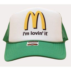 McDonalds Trucker Hat Mesh Cap Snapback Hat Adjustable  i'm lovin it